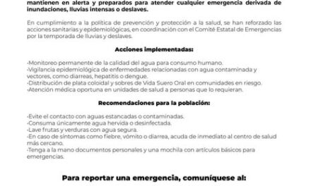 Comunicado oficial | Secretaría de Salud de Hidalgo