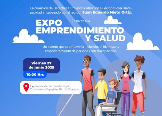 El Gobierno de Tepeji del Río invita a participar en la Expo Emprendimiento y Salud Tepeji 2025