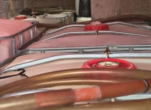 FGR REALIZA CATEO EN TLAXCOAPAN POR ALMACENAMIENTO ILÍCITO DE HIDROCARBURO