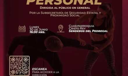 Impartirán Curso de Defensa Personal en Atotonilco de Tula