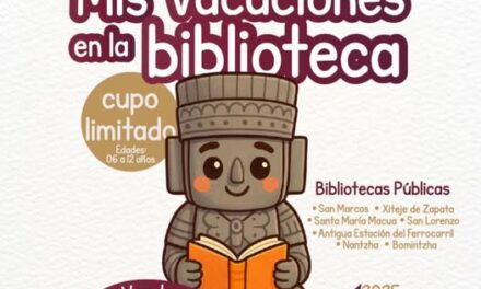 Abren convocatoria para el curso de verano ”Mis vacaciones en la biblioteca” en Tula de Allende