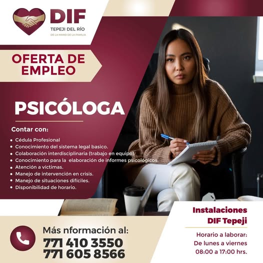 DIF Tepeji solicita personal
