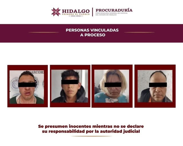 Vinculan a proceso a cuatro personas investigadas por secuestro agravado