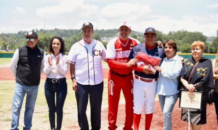 Inauguración del nuevo campo de béisbol en El Carmen, un logro más del compromiso del gobierno municipal de Tula de Allende con el deporte