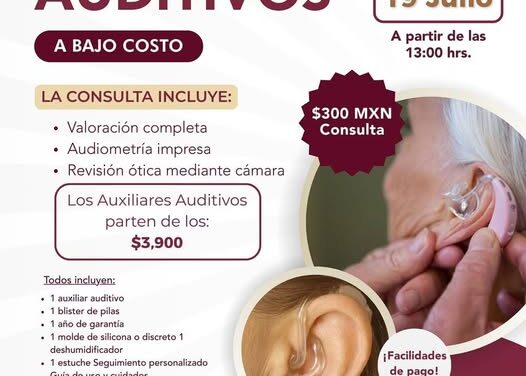 Auxiliares auditivos a bajo costo en el DIF Tepeji