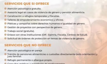 Conoce los servicios que te brinda la Instancia para el Desarrollo de las Mujeres de Tula de Allende