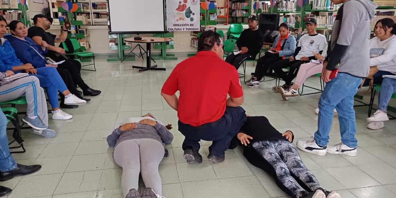 En Atotonilco de Tula imparten capacitación en primeros auxilios