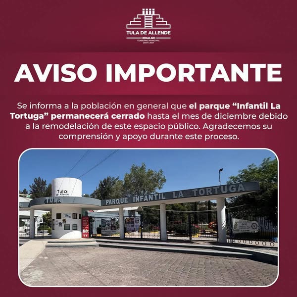 #Aviso #TulaDeAllende
