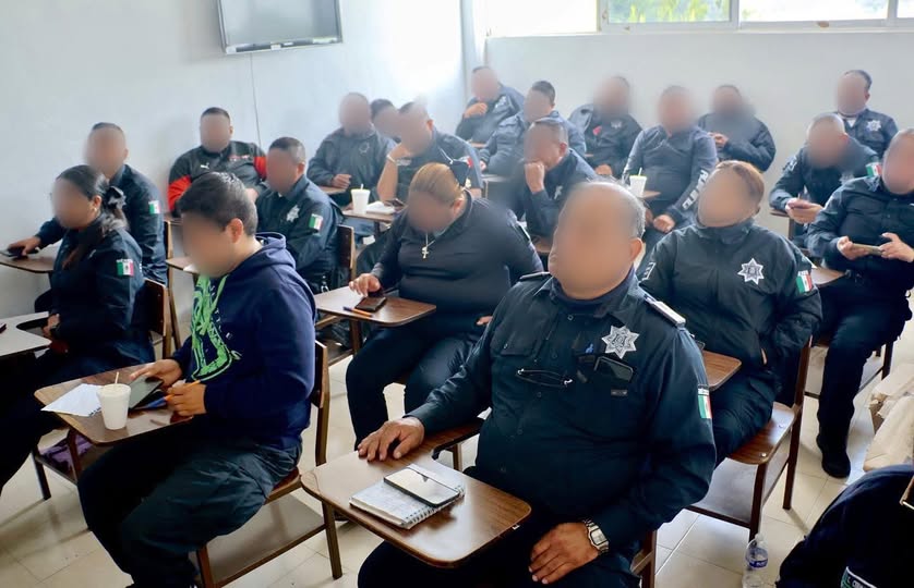 Capacitación constante para elementos policíacos de Tula de Allende