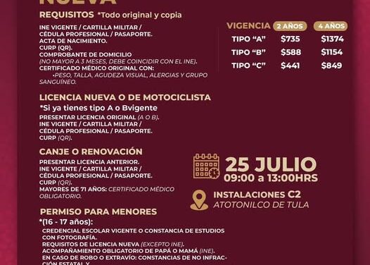 𝗧𝗿𝗮𝗺𝗶𝘁𝗮 𝘁𝘂 𝗹𝗶𝗰𝗲𝗻𝗰𝗶𝗮 de conducir 𝗲𝗻 𝗔𝘁𝗼𝘁𝗼𝗻𝗶𝗹𝗰𝗼 𝗱𝗲 𝗧𝘂𝗹𝗮