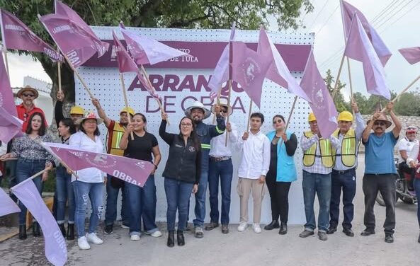 Más obras que transforman la vida de las familias en Atotonilco de Tula