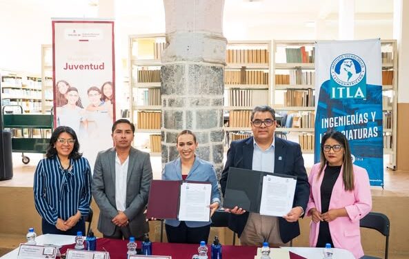 Tania Valdez firma convenio de colaboración con el ITLA