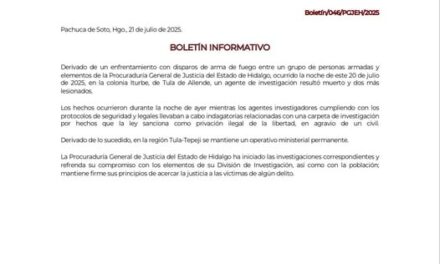 Boletín informativo PGJEH