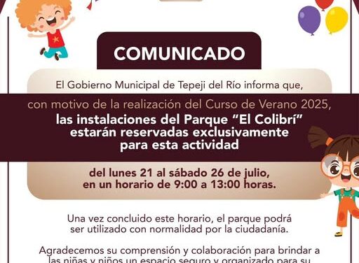 Comunicado Gobierno de Tepeji del Río