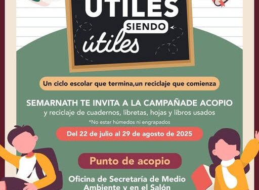 Inicia campaña «Útiles siendo útiles» en Tepeji