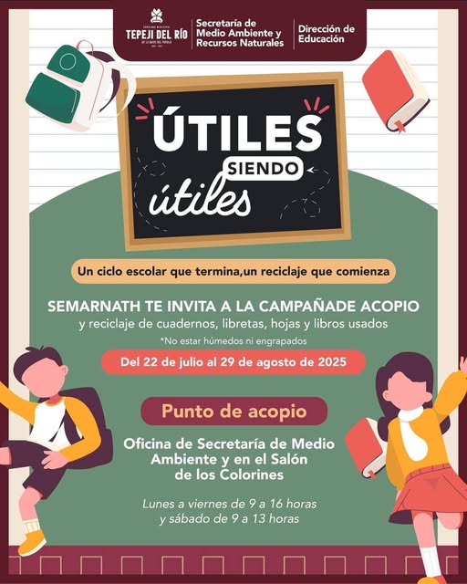 Inicia campaña «Útiles siendo útiles» en Tepeji