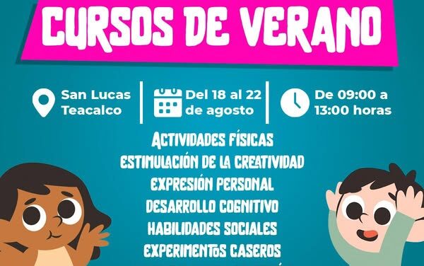 DIF Tula invita a niñas, niños y adolescentes aparticipar en los cursos de verano