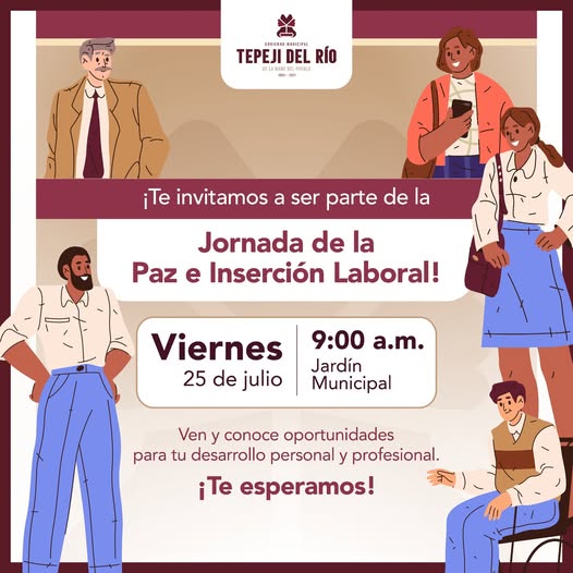 Realizarán Jornada de Incersión Laboral en Tepeji