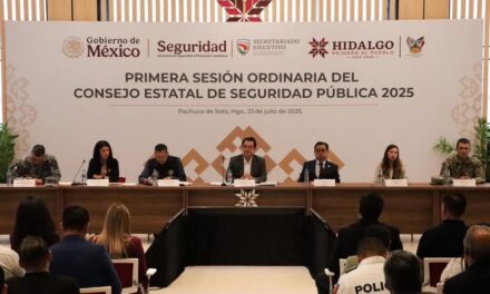 Autoridades de los tres órdenes de gobierno refrendaron su compromiso con la paz, la seguridad y la justicia para las familias hidalguenses.