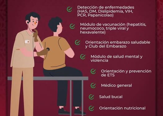 Habrá Jornada de Salud en San Antonio