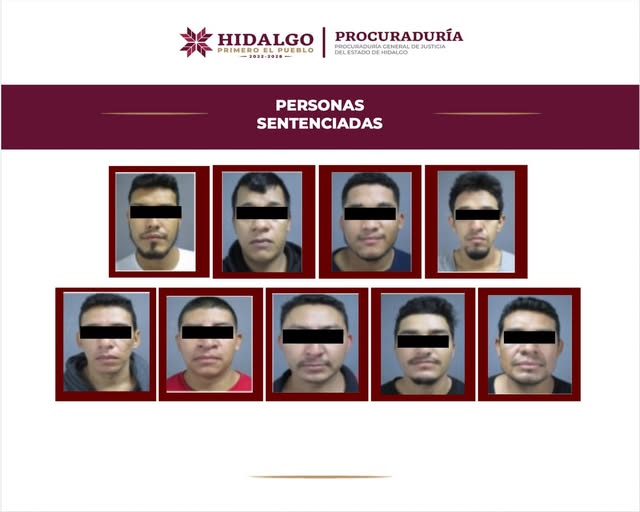 160 años de prisión para 9 responsables de secuestro agravado