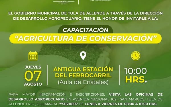 Transforma tu forma de cultivar con la capacitación “Agricultura de Conservación”