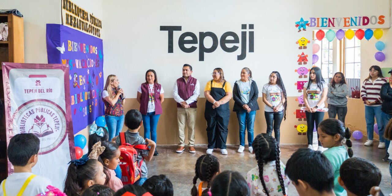 Inicia programa “Mis Vacaciones en la Biblioteca 2025” en Tepeji del Río