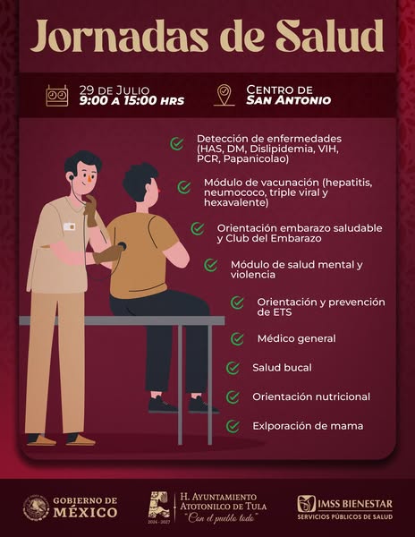 𝐘𝐚 𝐞𝐬𝐭𝐚́𝐧 𝐞𝐧 𝐦𝐚𝐫𝐜𝐡𝐚 𝐥𝐚𝐬 𝐉𝐨𝐫𝐧𝐚𝐝𝐚𝐬 𝐝𝐞 𝐒𝐚𝐥𝐮𝐝 𝐞𝐧 𝐞𝐥 𝐂𝐞𝐧𝐭𝐫𝐨 𝐝𝐞 𝐒𝐚𝐧 𝐀𝐧𝐭𝐨𝐧𝐢𝐨