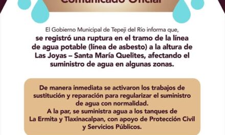 #Comunicado #TepejiDelRio