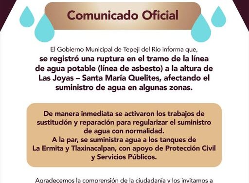#Comunicado #TepejiDelRio