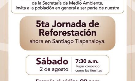 Invitan a los tepejanos a participar en la 5a. Jornada de Reforestación