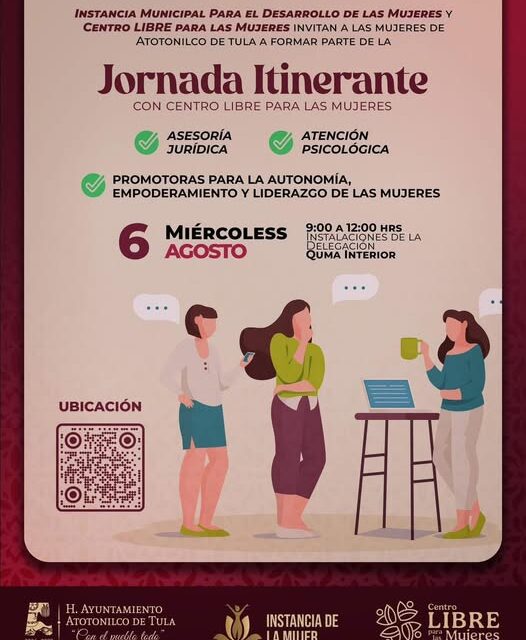 El gobierno de #AtotonilcoDeTula invita a la 𝗝𝗼𝗿𝗻𝗮𝗱𝗮 𝗜𝘁𝗶𝗻𝗲𝗿𝗮𝗻𝘁𝗲