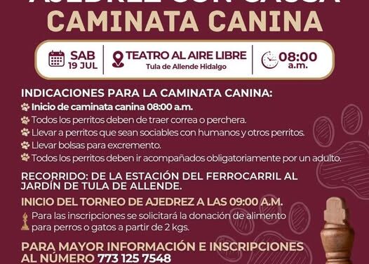 El Gobierno Municipal de #TulaDeAllende invita a ser parte de las actividades con causa