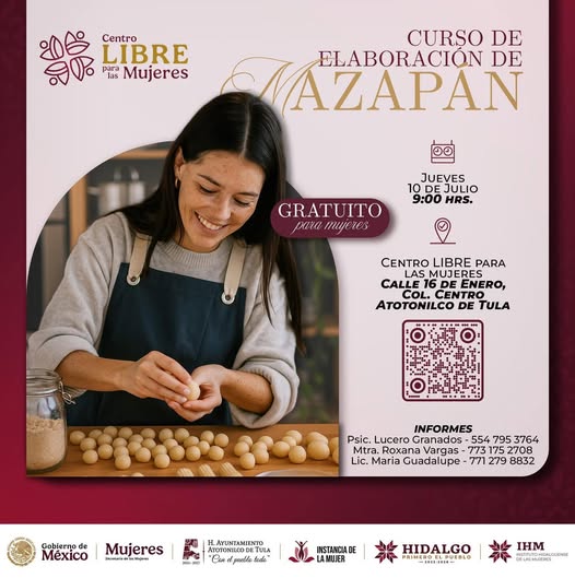 Invitan a participar en el 𝗖𝘂𝗿𝘀𝗼 𝗚𝗥𝗔𝗧𝗨𝗜𝗧𝗢 𝗱𝗲 𝗘𝗹𝗮𝗯𝗼𝗿𝗮𝗰𝗶𝗼́𝗻 𝗱𝗲 𝗠𝗮𝘇𝗮𝗽𝗮́𝗻