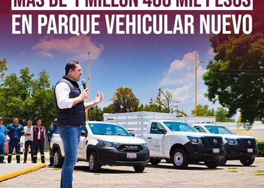 Tula de Allende fortalece la CAPyAT con la entrega de nuevo parque vehicular
