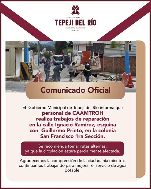 #Comunicado #TepejiDelRío