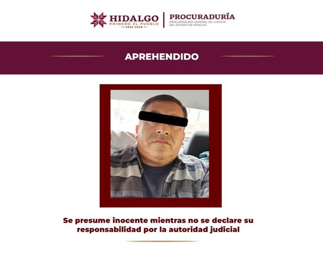 PGJEH aprehendió a expresidente municipal de Tepeji del Río