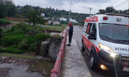 La Unidad Municipal de Protección Civil y Bomberos Tepeji del Río informa los niveles en los cuerpos de agua.