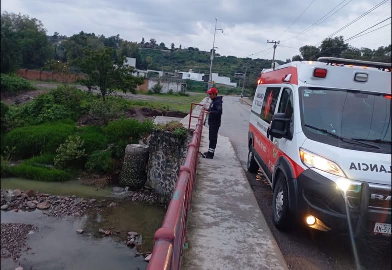 La Unidad Municipal de Protección Civil y Bomberos Tepeji del Río informa los niveles en los cuerpos de agua.