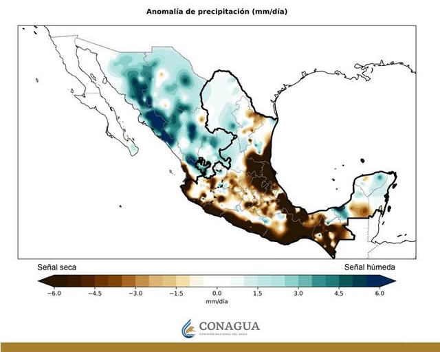 Junio de 2025 fue el mes más lluvioso desde 1941 de acuerdo al Sistema Meteorológico Nacional