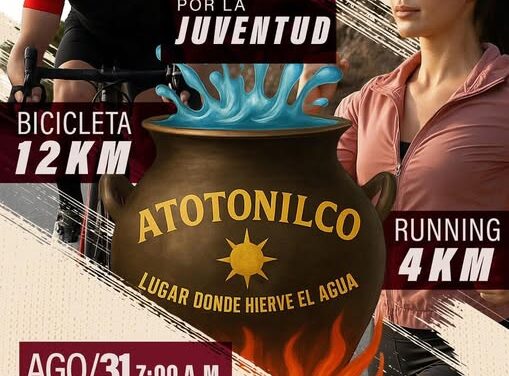 Organizan “Duatlón por la juventud” en Atotonilco de Tula