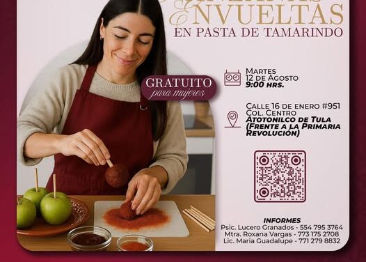 Impartirán curso para preparar manzanas envuentas en pasta de tamarindo