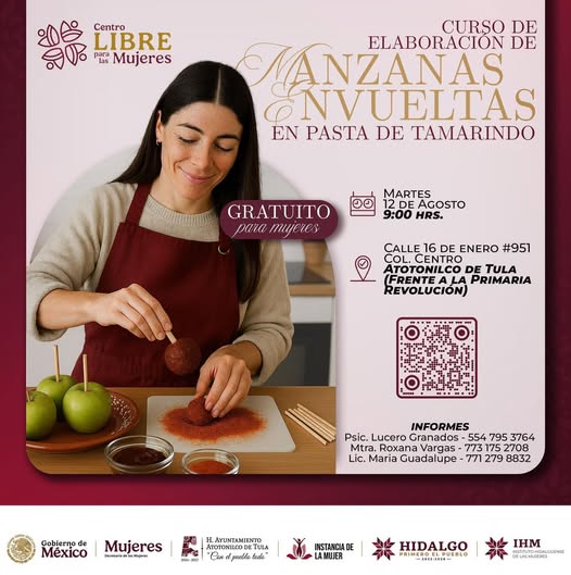 Impartirán curso para preparar manzanas envuentas en pasta de tamarindo