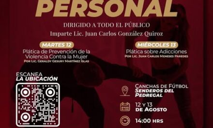 Impartirán Taller de Defensa Personal en Atotonilco de Tula