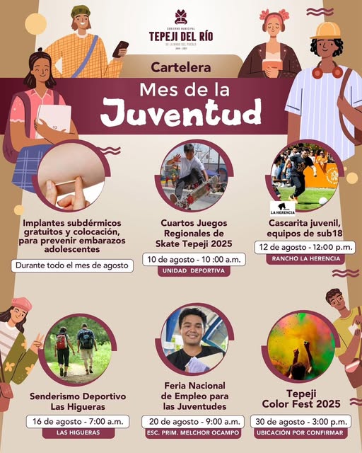 No te pierdas de los 4tos juegos regionales de Skate Tepeji 2025