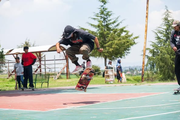 Más de 100 jóvenes participaron en los 4tos Juegos Regionales de Skate Tepeji 2025