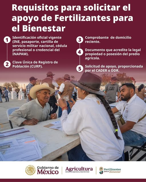 Gobierno de Tula invita a productores a inscrirse al programa “Fertilizantes para el bienestar”