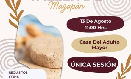 Impartirán taller de elaboración de mazapanes en el DIF Tepeji