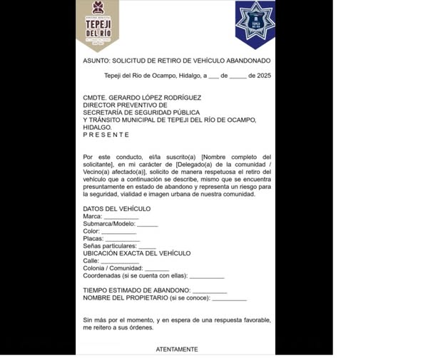 CAMPAÑA “DESPEJA TU CALLE” en #TepejiDelRío