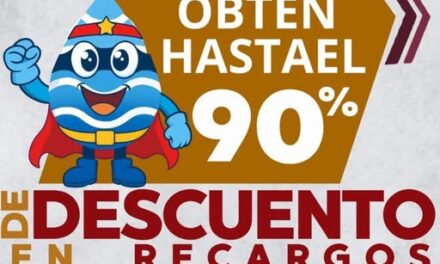 Aún estás a tiempo de obtener hasta el 90% de descuento en tus recargos del 2025 y años anteriores de servicio de agua potable en #TepejiDelRío.